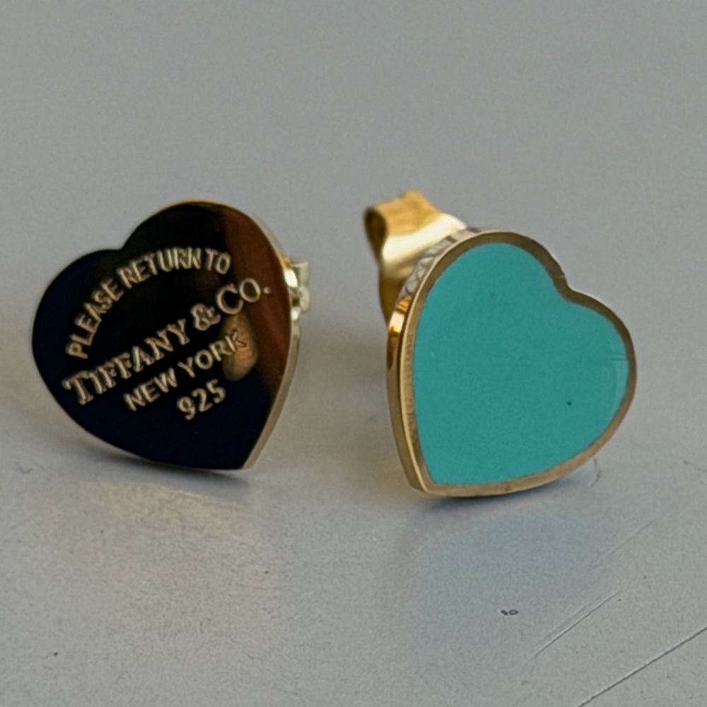 Gold Heart Earrings